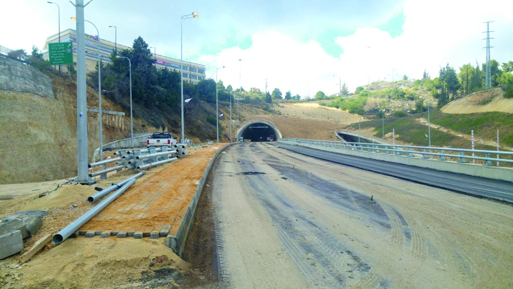 מנהרות כביש 1 (צילום: חברת נתיבי ישראל)