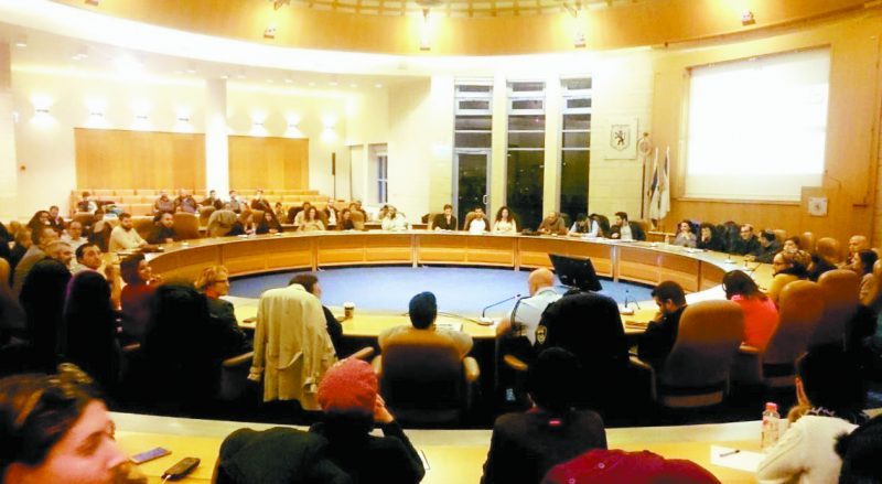 ועדת הנוער בעיריית ירושלים (צילום: יוסי קלאר)
