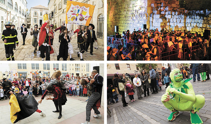 רוקדים כל היום וכל הלילה: מסיבות פורים ברחבי ירושלים