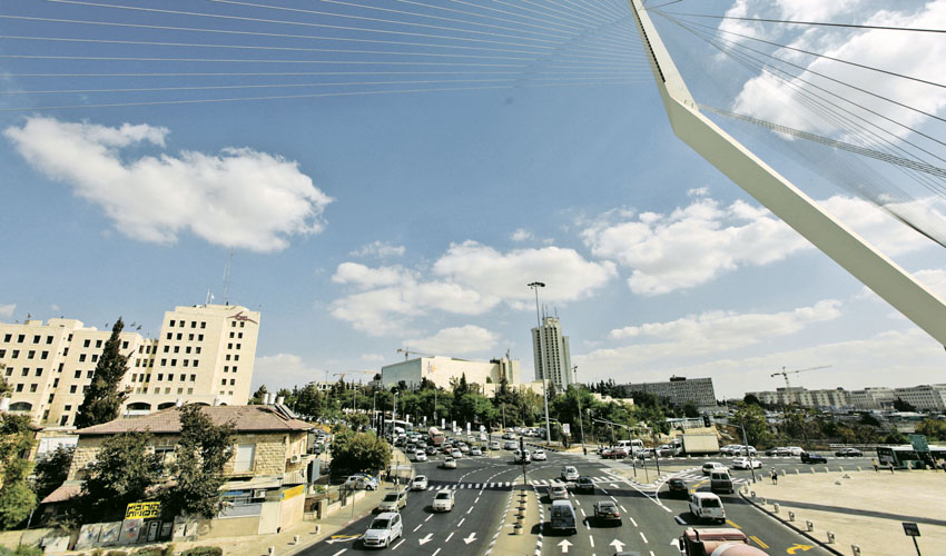 גשר המיתרים, ירושלים כללי. צילום: אורן בן-חקון