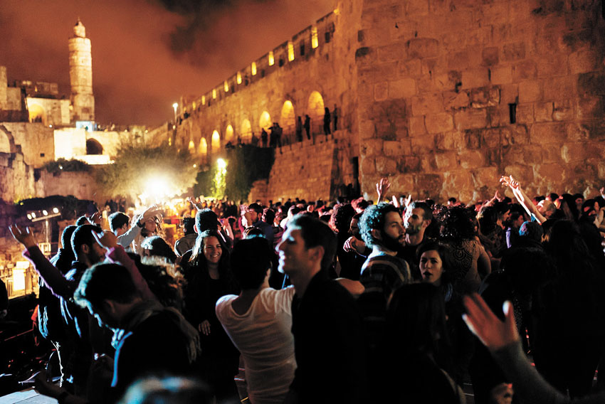 פטישים בלילה, מגדל דוד (צילום: דור קדמי)