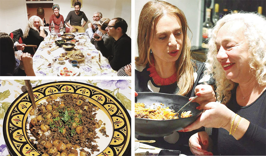 ארוחה ירושלמית. סיגל קליין אצל חן ואלון (צילומים: סיגל קליין, חן קורן, נעמי ניר הוברמן)