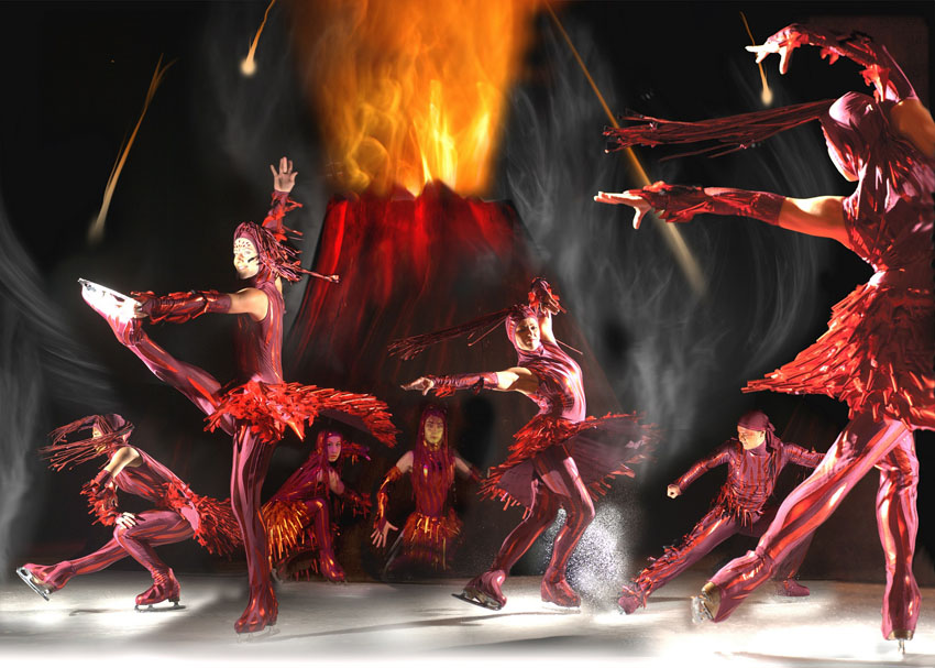 אייסלנד בארנה - מופע Cirque de Glace (צילום: יח"צ חו"ל)