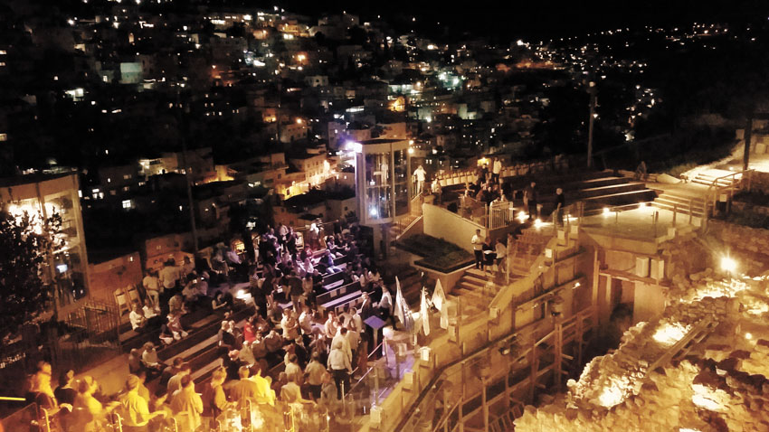 עיר דוד: מופע אור קולי שמגולל את סיפור שיבת ציון