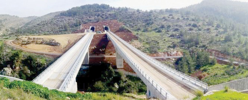 גשרים ומנהרות בתוואי הרכבת (צילום: באדיבות רכבת ישראל)