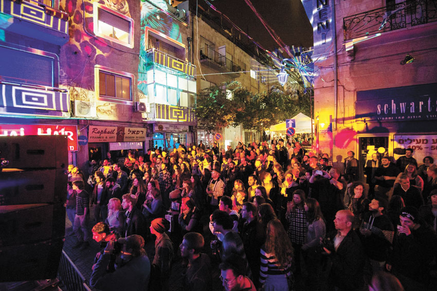 פסטיבל אינדי סיטי ירושלים בשנה שעברה (צילום: אלישע ברודסקי ועומר בורין)