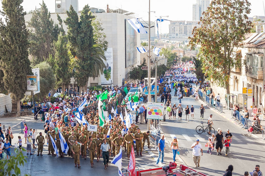 צעדת ירושלים (צילום: אביעד תבל)