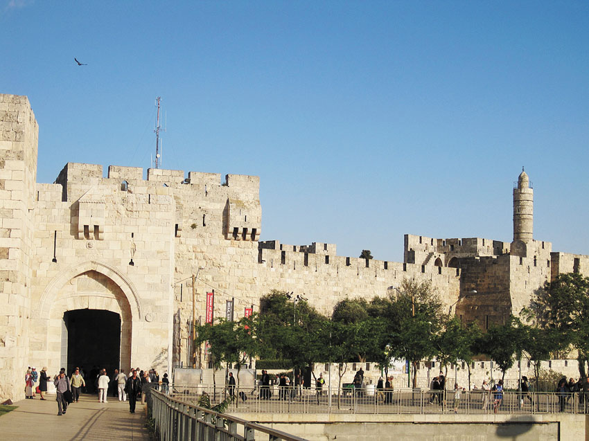 שער יפו בעיר העתיקה (צילום:Yoninah )