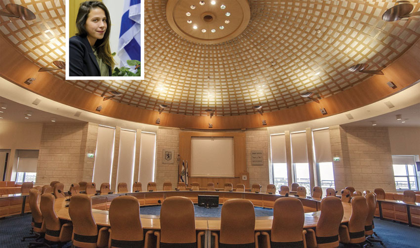 אולם מועצת העירייה, עינב בר כהן (צילומים: טל הרדה, שרון גבאי)