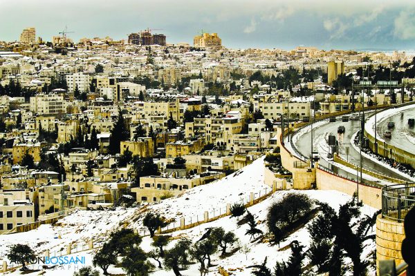 סופת השלג בירושלים 2013 (צילום: ארנון בוסאני)