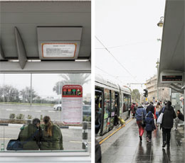 פרויקט 'שירכבת' בתחנות הרכבת בעיר (צילומים: נועם מושקוביץ)