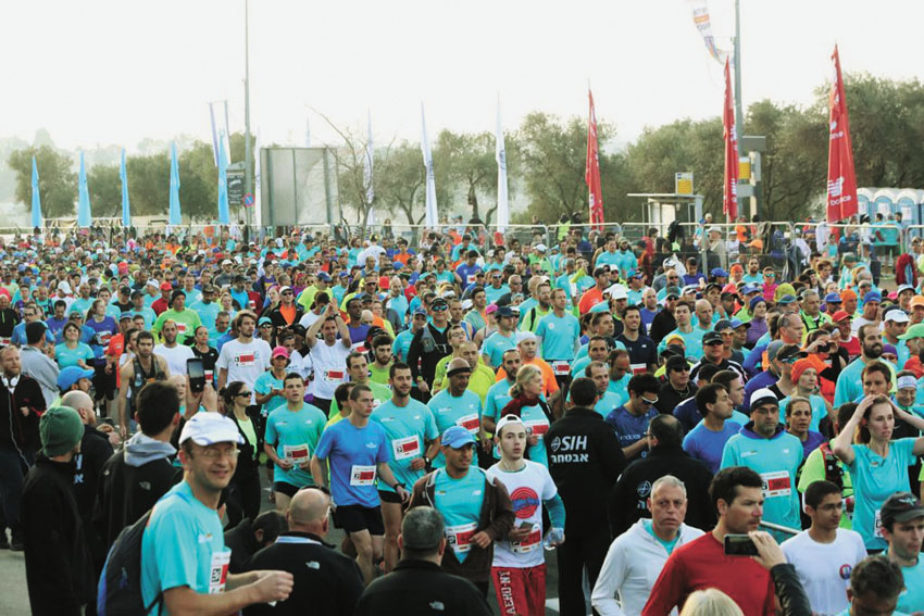 מרתון ירושלים אשתקד (צילום: פלאש 90)
