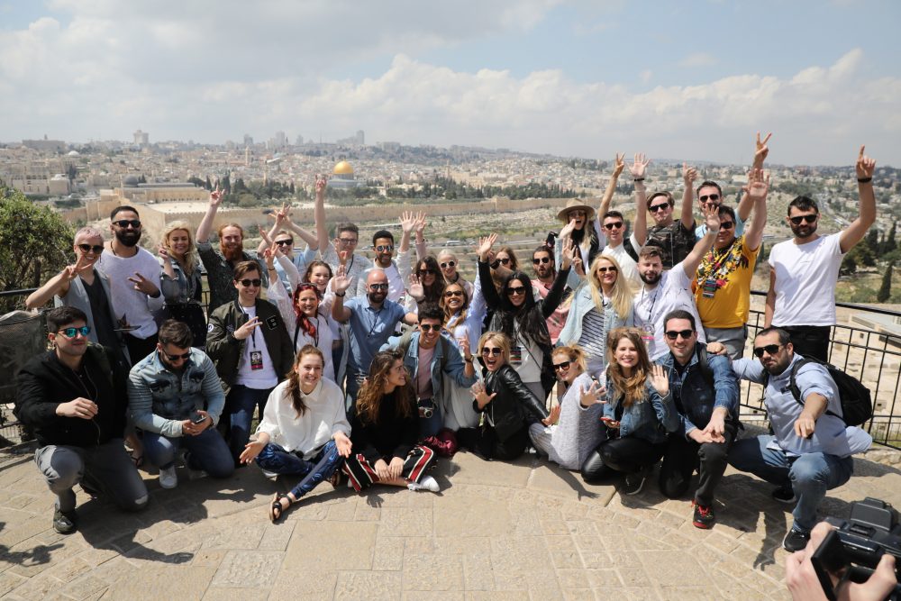משתתפי אירוויזיון 2018 בסיור בירושלים (צילום: רפי דלויה)
