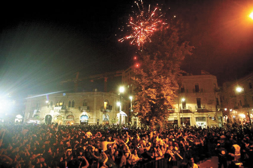 חגיגות יום העצמאות בכיכר ציון (צילום: מל בריקמן)
