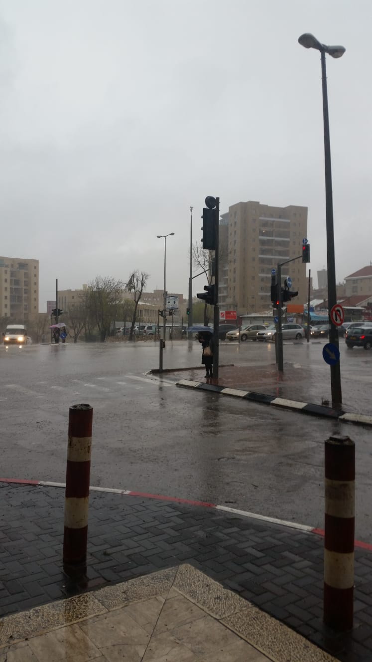חורף, גשם בירושלים (צילום: פרטי)