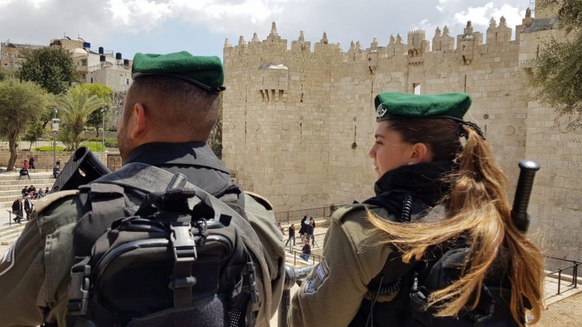 כוננות משטרתית, חג הפסח 2019 בירושלים (צילום: דוברות המשטרה)