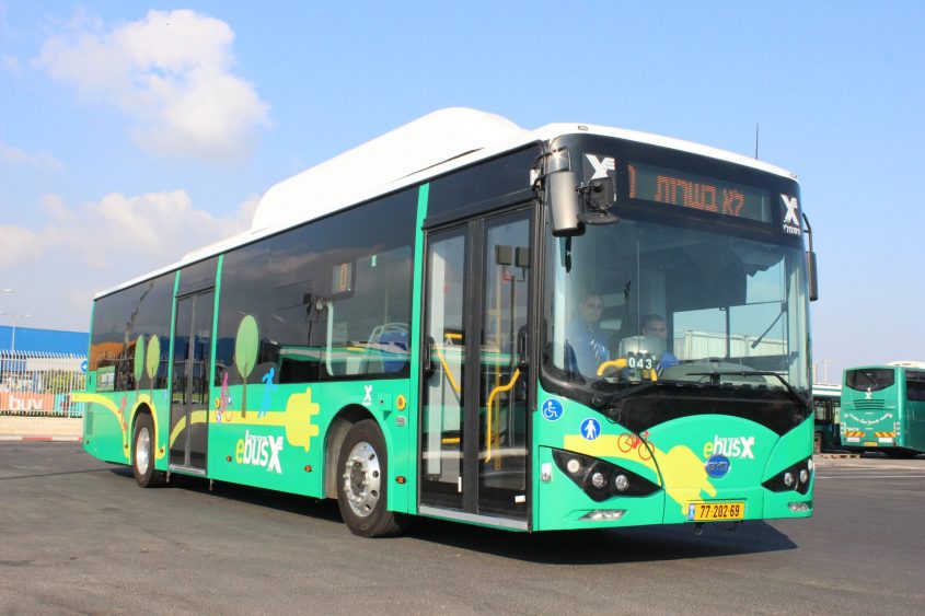 האוטובוסים החשמליים החדשים בירושלים (צילום: ארכיון אגד, וינשטוק צבי)