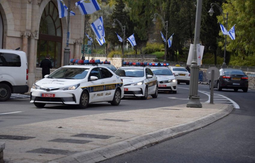 ביקור המנהיגים בירושלים - פורום השואה הבינלאומי. חסימות המשטרה (צילום: דוברות המשטרה)