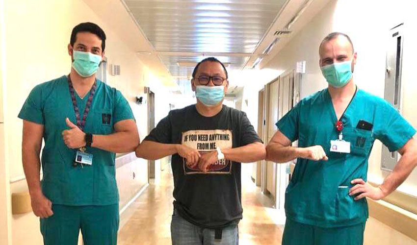 סגירת המעגל בהדסה: רופא הציל בעל מסעדה יום לאחר שסעד בה