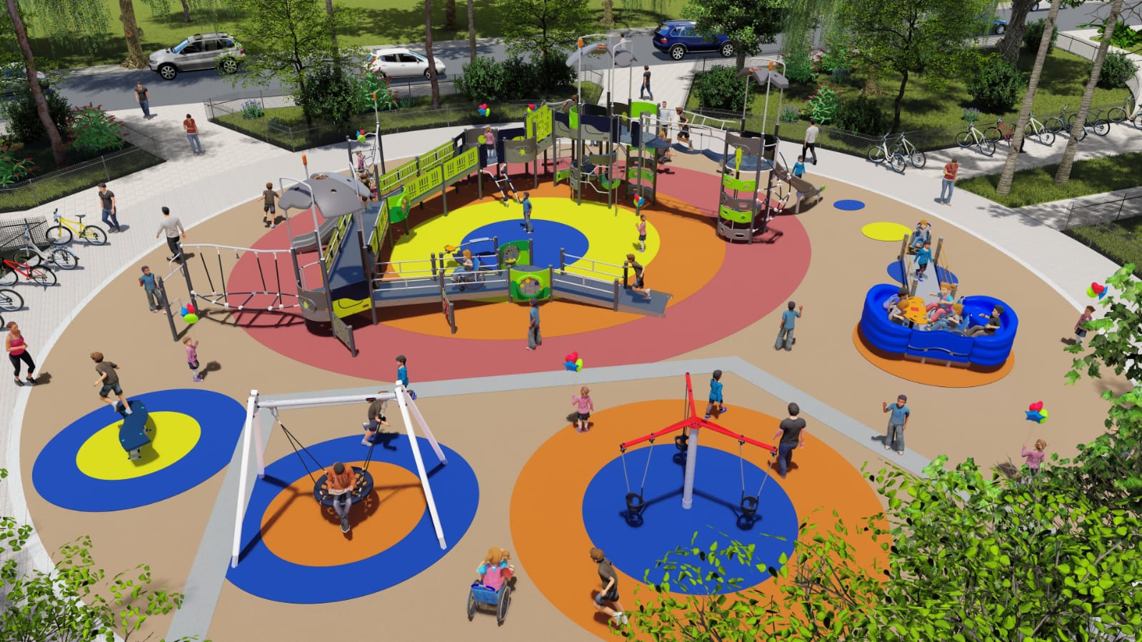 מתי בכל גן משחקים בעיר? פארק השעשועים החדש בירושלים שיונגש לילדים עם מוגבלויות