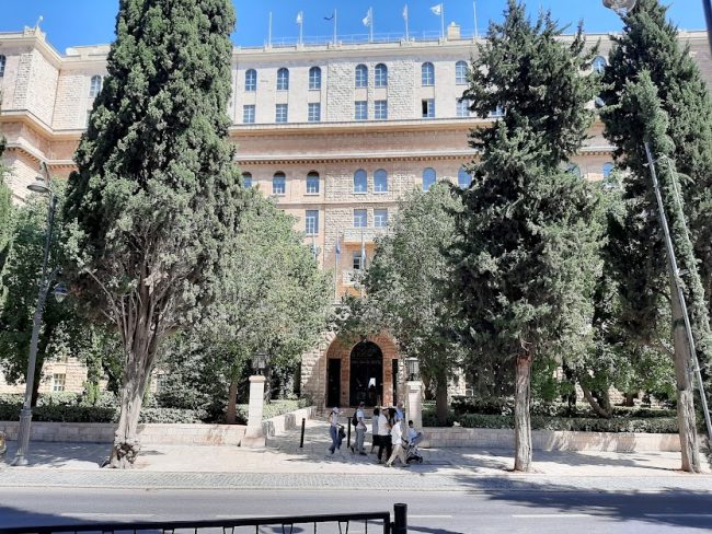 חזית מלון המלך דוד כיום (צילום: אדם אקרמן)