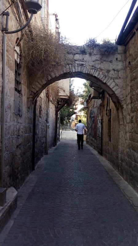 הכניסה לשכונת אבן ישראל מרחוב אגריפס (צילום: אדם אקרמן)