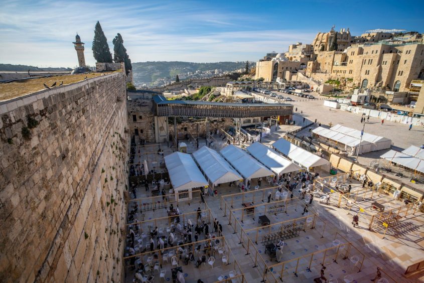 הכותל המערבי (צילום: באדיבות רשות העתיקות - צילומי יניב ברמן)