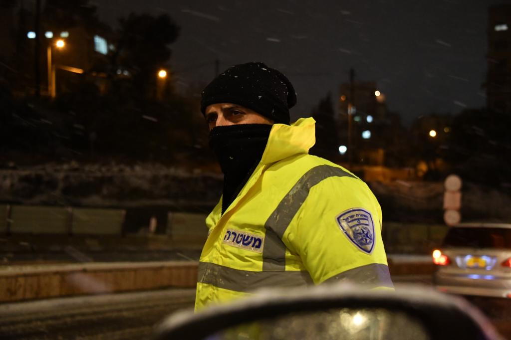 פעילות משטרת התנועה בירושלים (צילום: דוברות המשטרה)