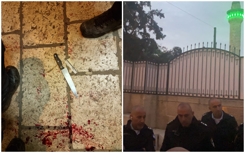 הבוקר- שני שוטרים נפגעו בפיגוע דקירה בעיר העתיקה; המחבל חוסל