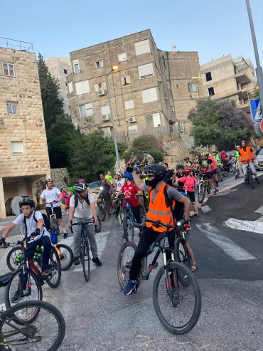 רכיבת יוני של 'ירושלים בשביל האופניים' (צילום: ירושלים בשביל האופניים)