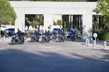 פעילות המשטרה בביקור הנשיא בירושלים (צילום: דוברות המשטרה)