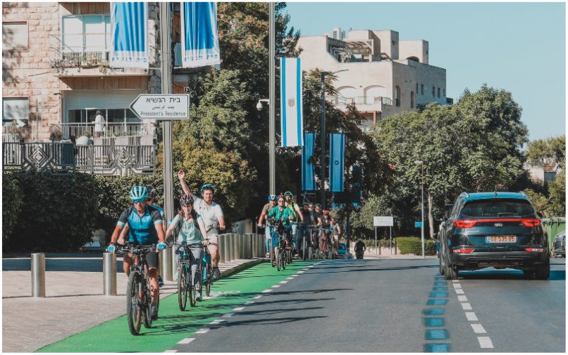 שבילי האופניים החדשים ברחביה: "נדבך נוסף בחזון התחבורתי פורץ הדרך של עיריית ירושלים"