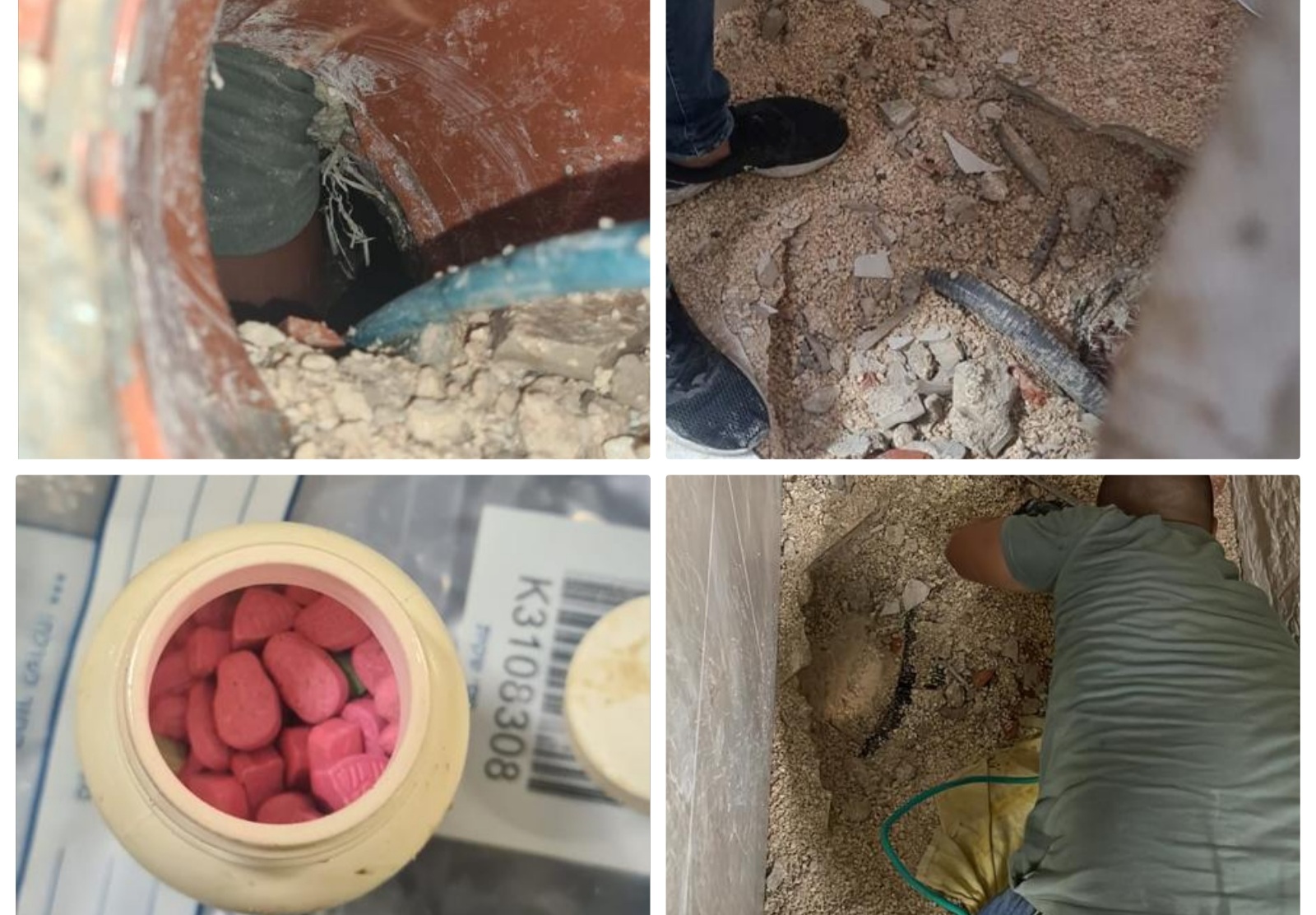 מטורף: המשטרה חשפה סמים מסוכנים בתוך צינור ביוב בבית מגורים במזרח ירושלים