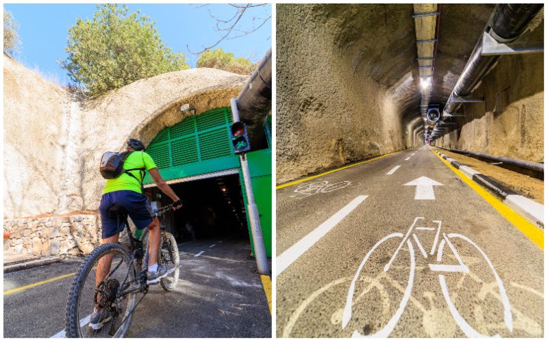 החמישית באורכה בעולם: 'מנהרת כרם' – מנהרת האופניים הראשונה בישראל – נפתחת לרוכבים