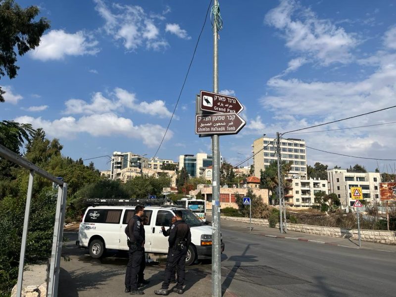 מתחם שמעון הצדיק (צילום: דוברות המשטרה)