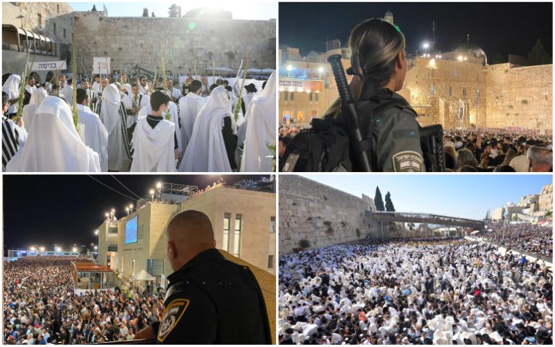 סוכות 2022 בירושלים: צפי למאות אלפי מבקרים בעיר. היערכות שיא של המשטרה