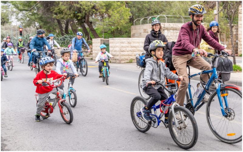 יום הכיפורים הוא ההוכחה לכך שירושלים היא עיר של אופניים
