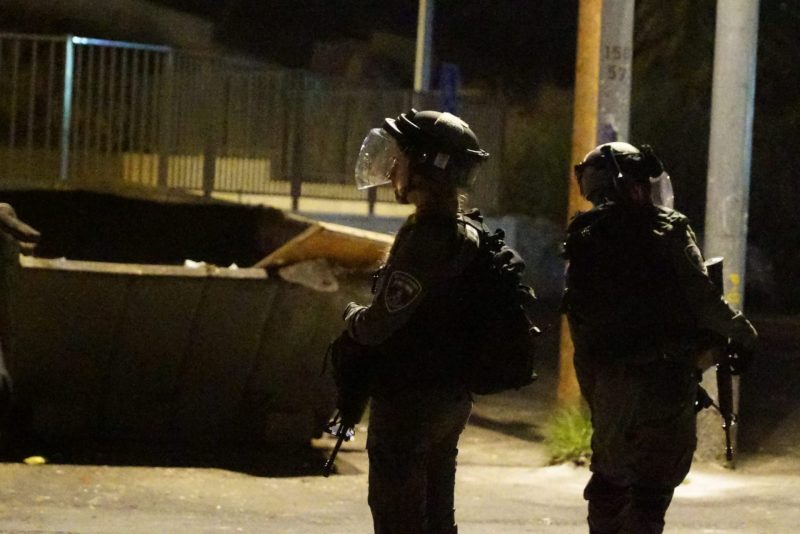 פעילות כוחות הביטחון במזרח ירושלים (צילום: דוברות המשטרה)