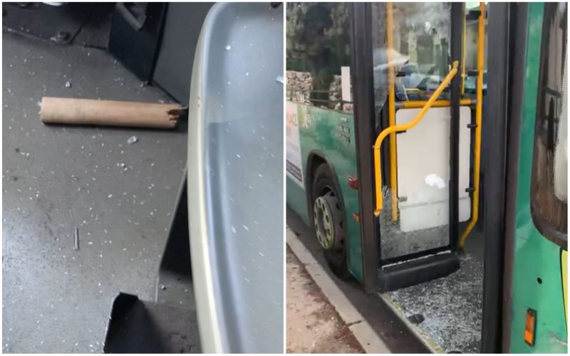 אלימות נגד נהג אוטובוס צילומים כוח לעובדים