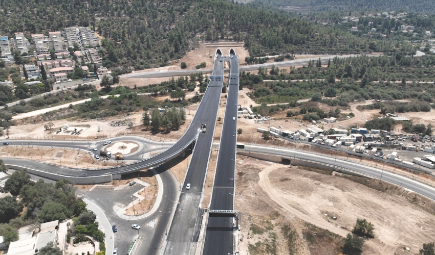 כביש 16 (צילום: באדיבות עיריית ירושלים)
