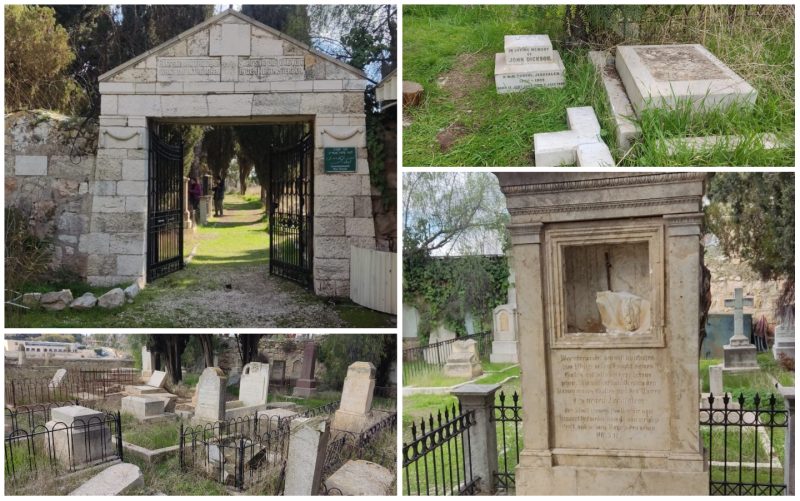 הפינה ההיסטורית: האישים החשובים שקבורים בבית הקברות הפרוטסטנטי על הר ציון