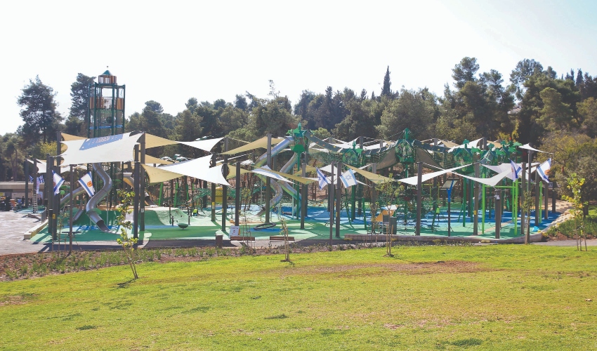 גן סאקר המחודש (צילום: ארנון בוסאני)