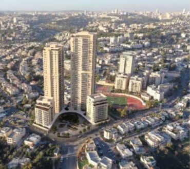 הדמיית פרויקט פינוי-בינוי מתוכנן ברחוב יוסי בן יועזר בגוננים (צילום הדמיה: עיריית ירושלים)