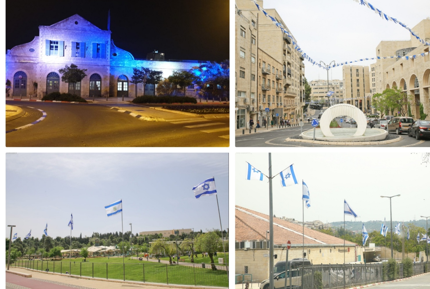 כ-17,000 דגלים וכ-70 ק"מ שרשראות דגלונים: ההכנות ליום העצמאות בירושלים