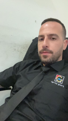 מני זגורי, סגן הקב"ט בקניון מלחה (צילום: פרטי)