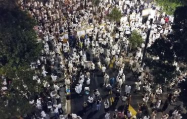 יום הכיפורים 2021 בכיכר דיזינגוף (צילום: ראש יהודי)