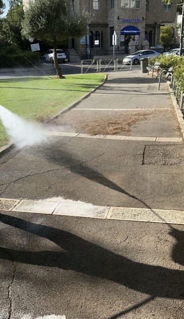 ניקיון רחובות ירושלים (צילום: אגף תברואה-עיריית ירושלים)