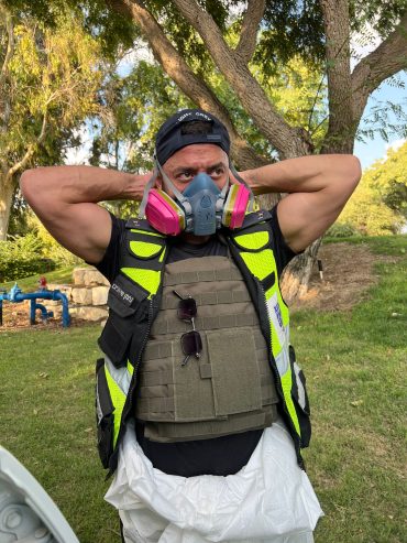 נחמן שי רביבו בפעולה (צילום: זק"א ירושלים)