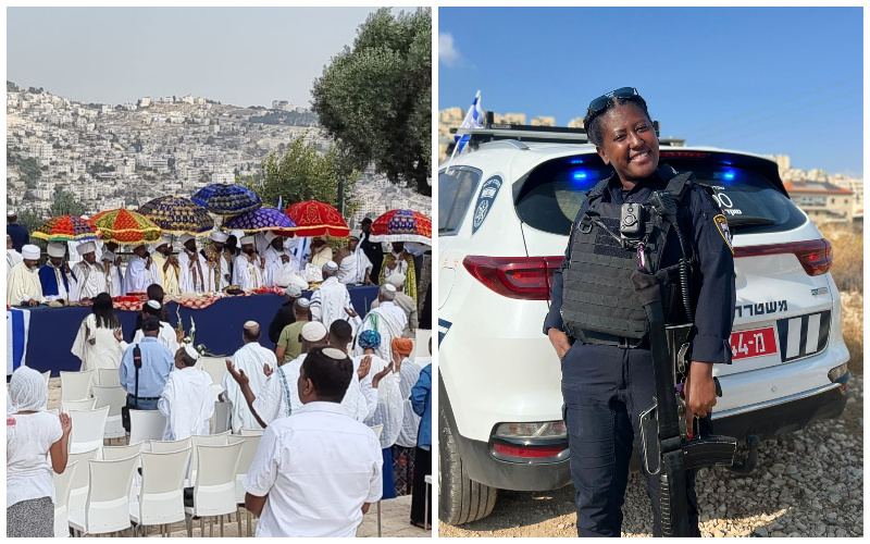 בהתרגשות ובגאווה: השוטרת דאסאש וורקו ויוצאי אתיופיה חגגו את חג הסיגד