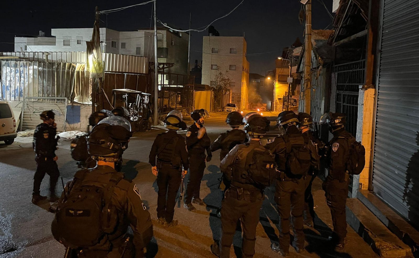 פעילות המשטרה ומג"ב בעיסאוויה ובעוטף ירושלים (צילומים: דוברות המשטרה)